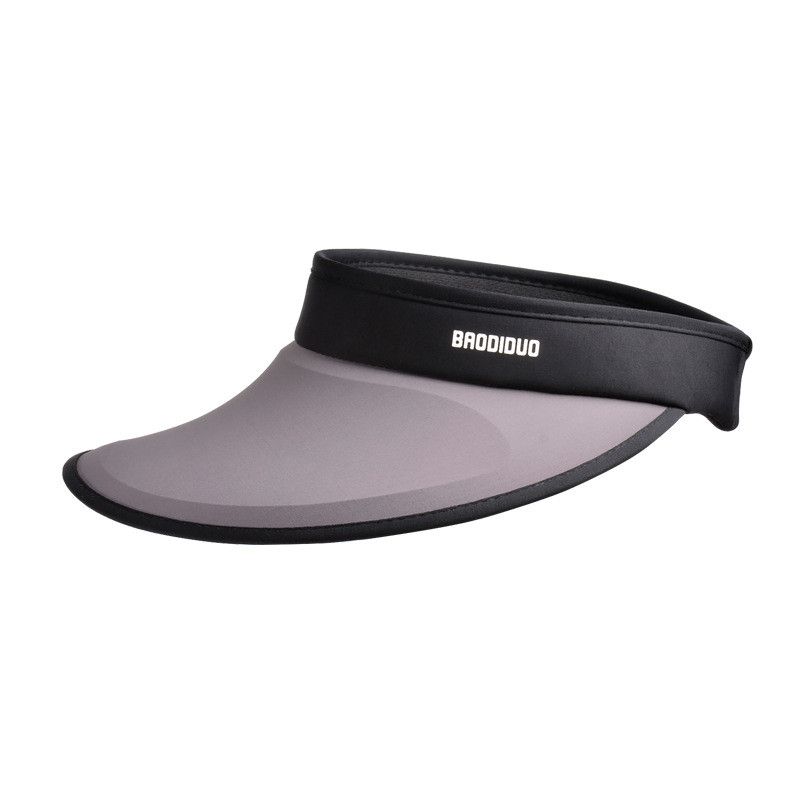 

Summer Ice Silk Big Brim Sports Outdoor Travel Sun Hat Casual Sun Hat Women s Fashion All-Matching Topless Hat 8856-Scandinavian Gray [hairband]]