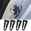 Door Lock Sound Deadener Damper 4PCS Car Lock Door Sound Deadening Damper Noise Reduction Door Side Protection Rubber Auto Door