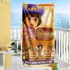 Dora Explorer Beach Towel High Absorbency & Quick-Dry Comfortable Lightweight Suitable for Sports, Travel, Swimming, Yoga, Bathroom, Beach, And Pool
