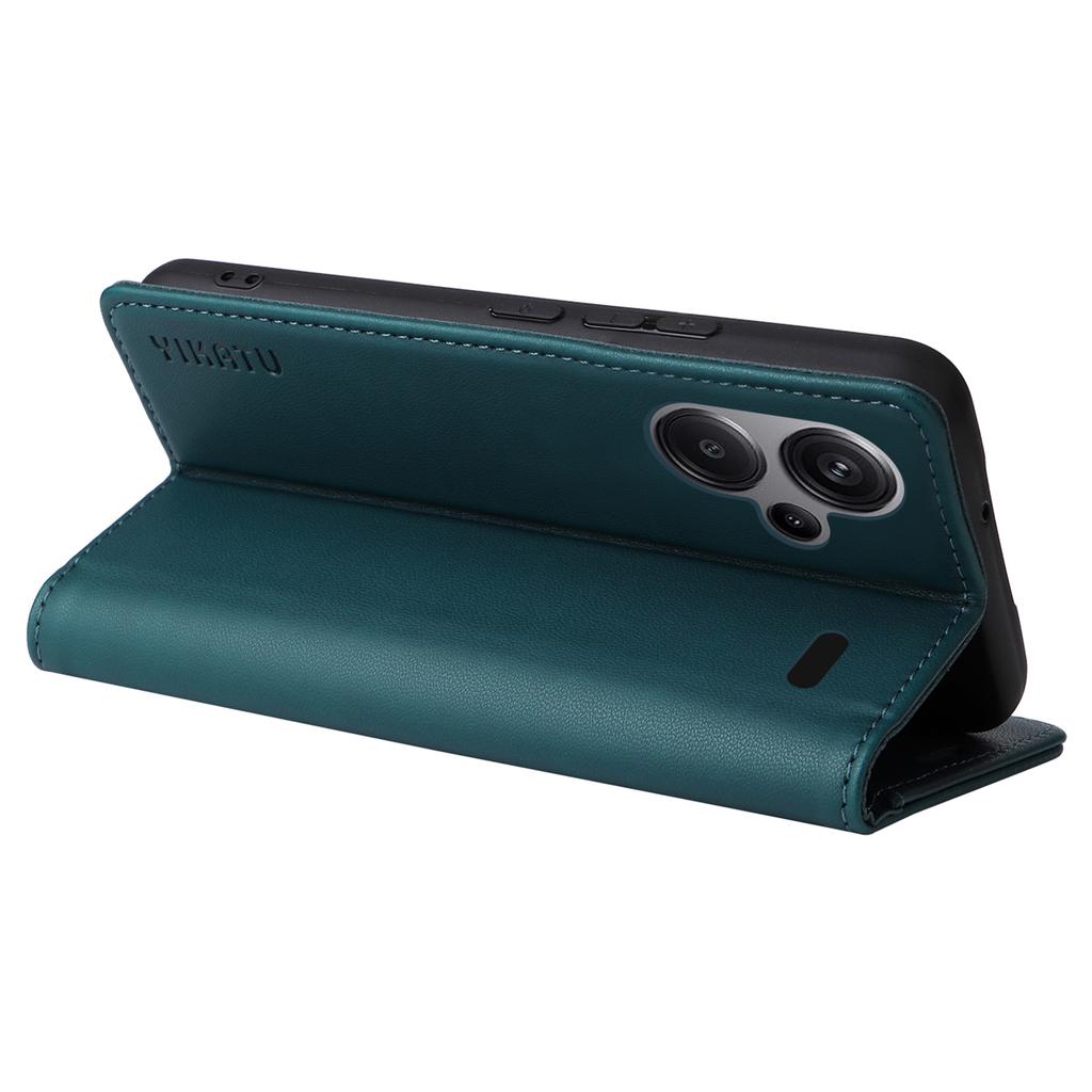 YIKATU YK-001 For Xiaomi Redmi Note 13 Pro+ 5G Case Magnetic Closing Leather Phone Cover