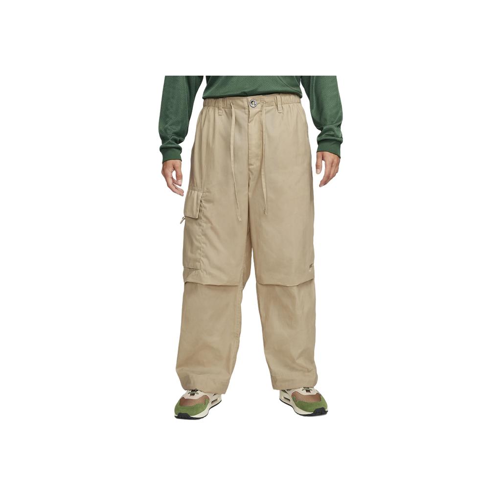 Nike Solid Color Zip Multi-Pocket Casual Cargo Pants Men Bottoms Khaki FN2615-247