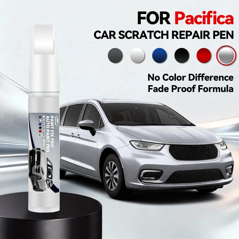 

Hot Car Dedicated For Chrysler Pacifica 1990-2026 Paint Repair Pen Touch Up Scratch Remover DIY Auto Accessories Black White Sil срібний