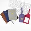 2Pcs/Set Pu Travel Passport Cover Luggage Tag Suitcase Identifier Label Baggage Boarding Bag Tag Name Id Address Passport Holder