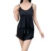 Beautiful yarn new set with chest pad, suspender shorts two-piece set, high-end set for women