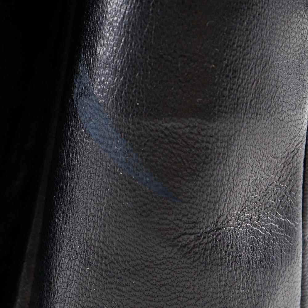 CHANEL 2.55 Chocolate Bar Shoulder Bag ChainShoulder vintage black lambskin Women Used