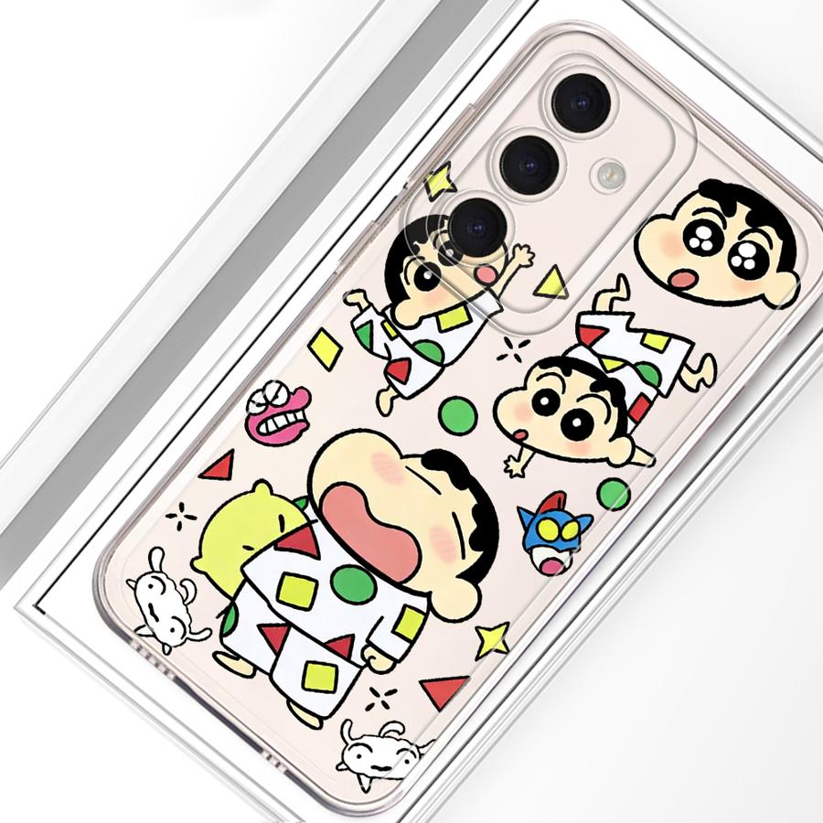Cartoon Crayons Shinchan Phone Cover Case for Samsung Galaxy A52 A31 A54 A15 A14 A16 A26 A24 A33 A52 A36 A13 A56 A50 A34 A35 A25