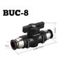 Hand Pneumatic Valve Black BUC Fitting Manual Switch Quick Joint Connector
