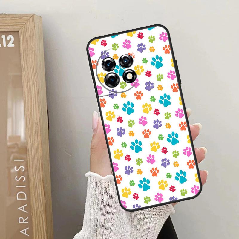Cat Dog Paws Case For OnePlus Nord 5 CE 2 3 4 Lite N20 N30 OnePlus 15 R 13R 12R 10R 13T 10T 11 12 13 Cover