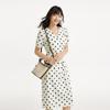 Hotwind Women's 2026 Summer Polka Dot Wrap Dress