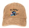 Dad Color Pure Hats Trendy Fashionable Women'S Hat Sun Visor Baseball Caps Nu Pogodi Well Just You Wait Cartoons Peaked Cap