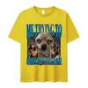 Chihuahua Unisex s Fun Pattern camiseta mee retro Y2K camiseta de Unisexga corta