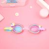 Dziecięce okulary pływackie zapobiegające parowaniu Dziecięce okulary do pływania Okulary dla małych dzieci z kreskówkowym jednorożcem Okulary pływackie dla dzieci