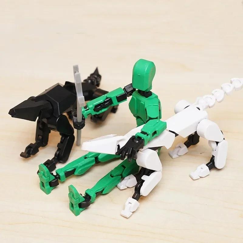 Çok Eklemli Hareketli Şekil Değiştiren Robot 3D Baskılı Manken Dummy 13 Aksiyon Figürü Oyuncaklar Çocuk Yetişkinler Ebeveyn-Çocuk Oyunları hediyeler