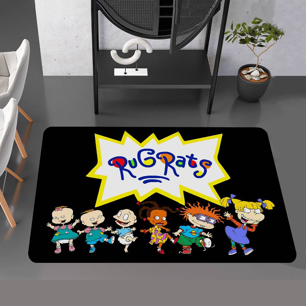 Children Animation R-Rugrats Entrance Door Mat Washable Non-Slip Living Room Sofa Chairs Area Mat Kitchen Welcome Doormat