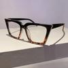 Classic Y2K Anti Blue Light Prescription Cat Eye Eyeglasses Ladies For men Luxury Designer Style Style Myopia Optical Glasses Spectacle Frame Frame