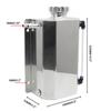 2L Radiator Reservoir Tank Universal Radiator Overflow Tank Premium Replaces