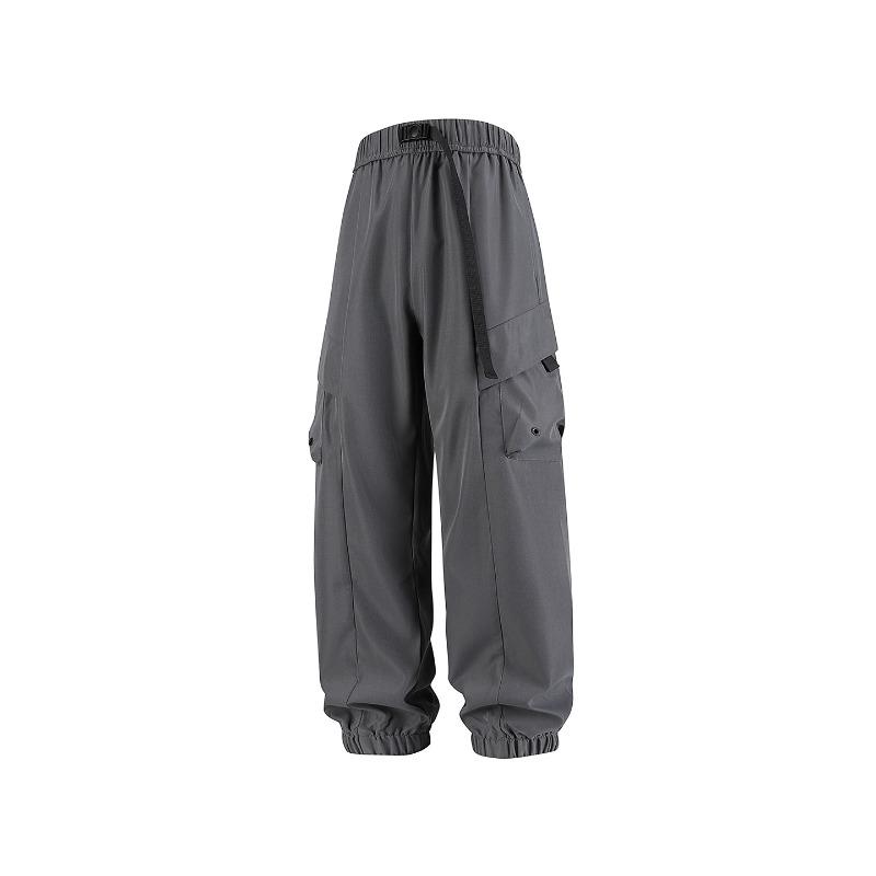 Men's functional overalls can be worn in all seasons, multi-pocket leggings, retro trendy outdoor hiking casual pants
