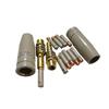 14Pcs Non-Stick Welding Slag European Airless Gas Protection Gun Machine Protective Sleeve 15Ak New Coating Protection Nozzle
