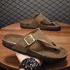 Fashion CYYTL Mens Slippers Casual Outdoor Summer Beach Shoes Sandals Walking Slides Comfort Lightweight Designer Leather Fashion Luxury