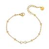 Cherry Epoxy Titanium Steel Bracelet for Women - Sweet Dopamine-Inspired Design