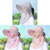 Summer Sun Protection Cap With Wide Brim And Breathable Cotton Fabric For Outdoor Activities