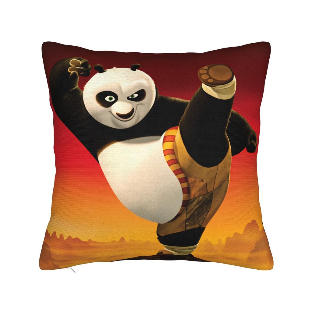 Pillow Cover K Ung F-Fu Panda Funny Pillow Case For Chair Sofa Home Decor Pillowcases