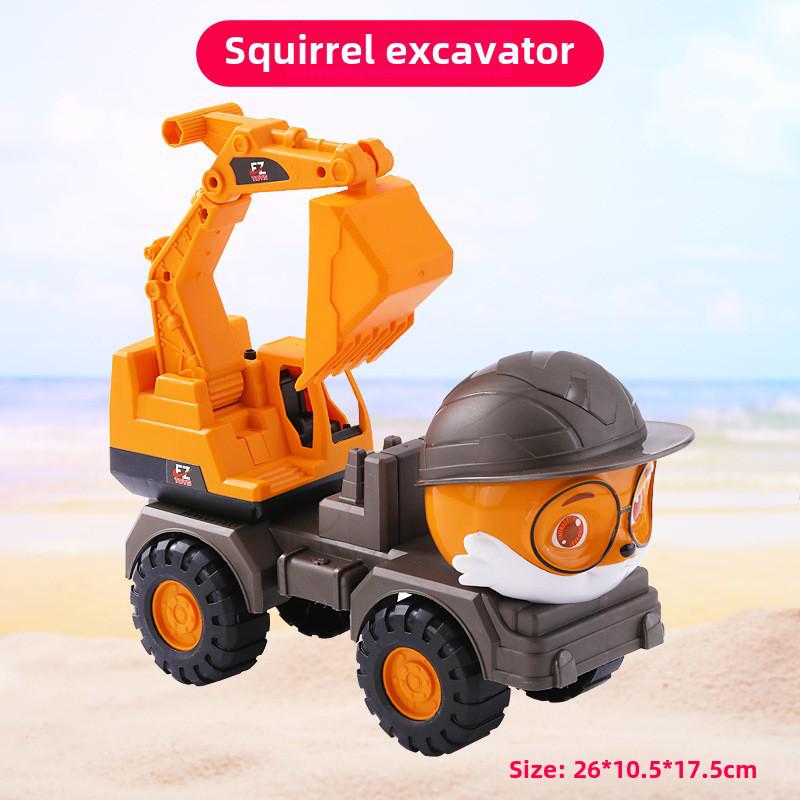 Strandspielzeug-Set für Kinder: Sandwerkzeuge, Sanduhr, Spielzeugauto und Eimer