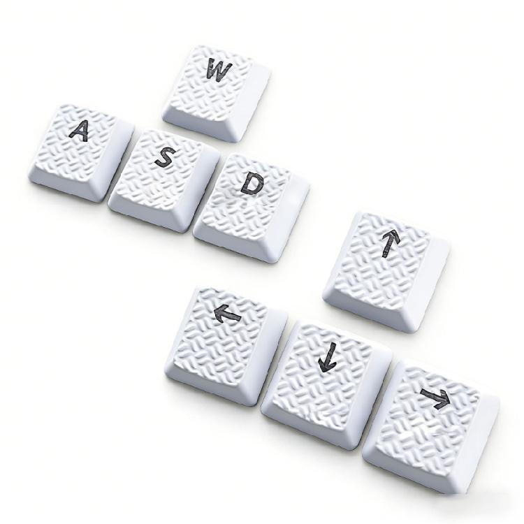 Textura Antideslizante Tapa de Tecla 4 Piezas Fibra de Carbono para G915/G813/G815/G913 TKL Keycaps de Perfil Bajo para Gamer