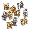 20pcs 10pcs 8.5x8mm Stainless Steel Loose Spacer Beads Barrel Drum Charms Pendants for Necklace Bracelet Jewelry Making DIY