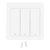 Intelligenter WiFi-Schalter Druckknopf 3-Wege Sprachsteuerung Typ 86 Haushalt EU-Stecker 100–240VAC