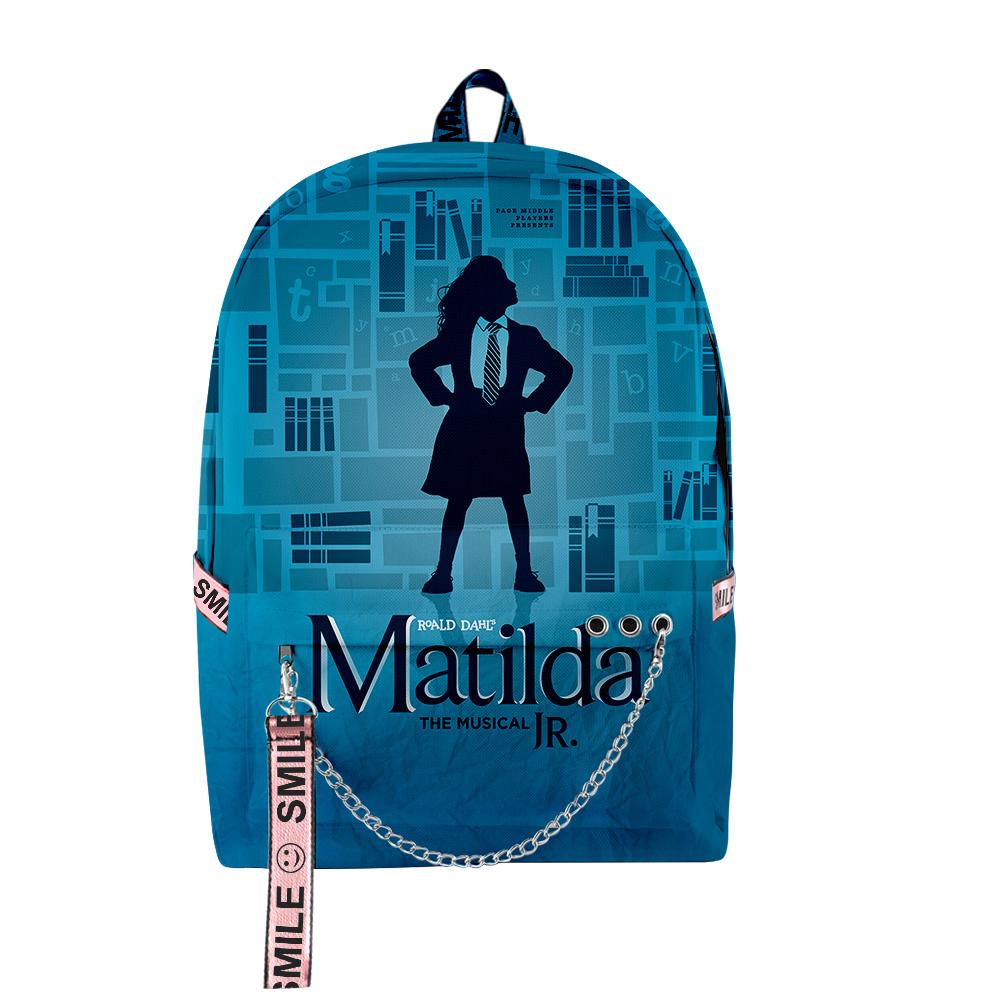 Luxury Roald Dahl's Matilda the Musical Movie 3D Print School Bags Unisex Oxford Waterproof Notebook multifunction Backpacks