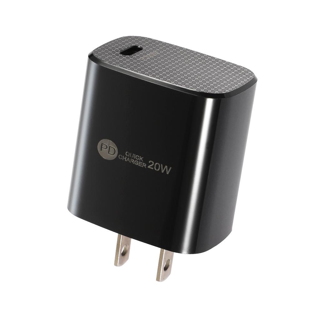 20W PD Fast Charger - Travel Adapter for EU/US/UK