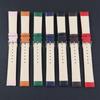Colorful Genuine Leather Watch Strap - Soft, Waterproof & Durable with Pin Buckle, Available In 10~22mm Sizes