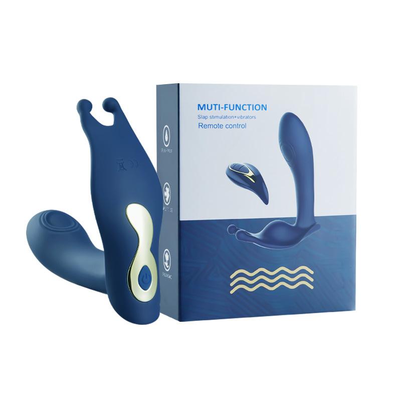 Double-sided Slap Vibrating Prostate Massager Female Wearable Butterfly Jumper Adult Products