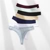 FINETOO 3 ks/sada G-string Bavlna Dámské spodní prádlo Kalhotky Tanga Dámské spodní prádlo Sexy kalhotky Spodní kalhotky Dívčí intimní prádlo Tanga S-XL