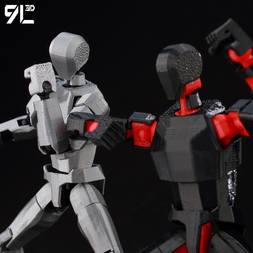 9L3D Lucky13 Toys Figure toys Student Game Birthday Gifts Full Body Movable Desk Decoration Assembly Fun Robot Doll Titan13 Ct
