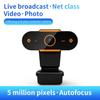High Definition USB Webcam Live Streaming Camera with Mic for Computers Laptops
