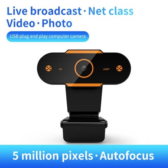 High Definition USB Webcam Live Streaming Camera with Mic for Computers Laptops