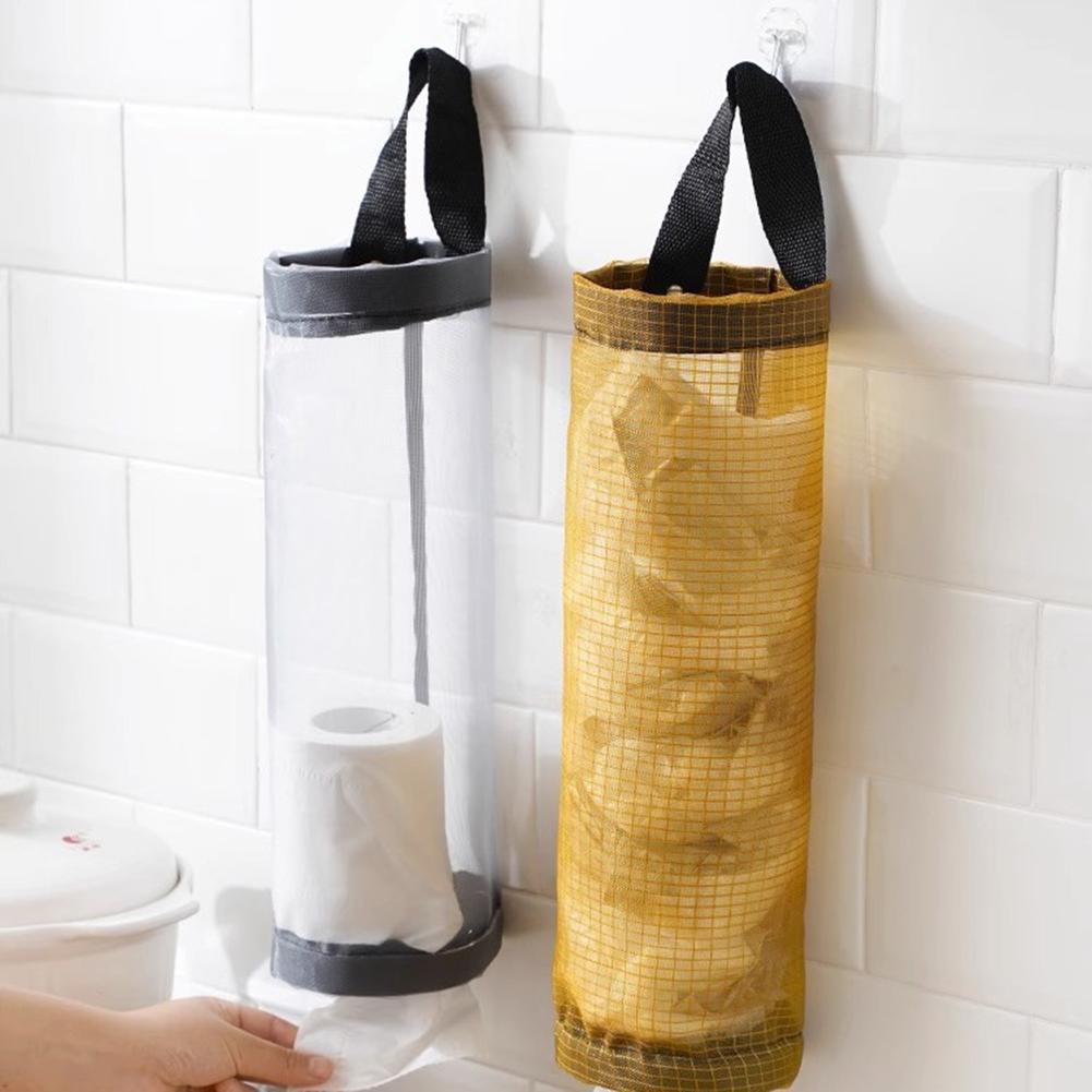 Clutter-Free Arrangement Garbage Bag Holder Easy Access Waste Bag Holder Easy Access Design Efficient Waste Disposal