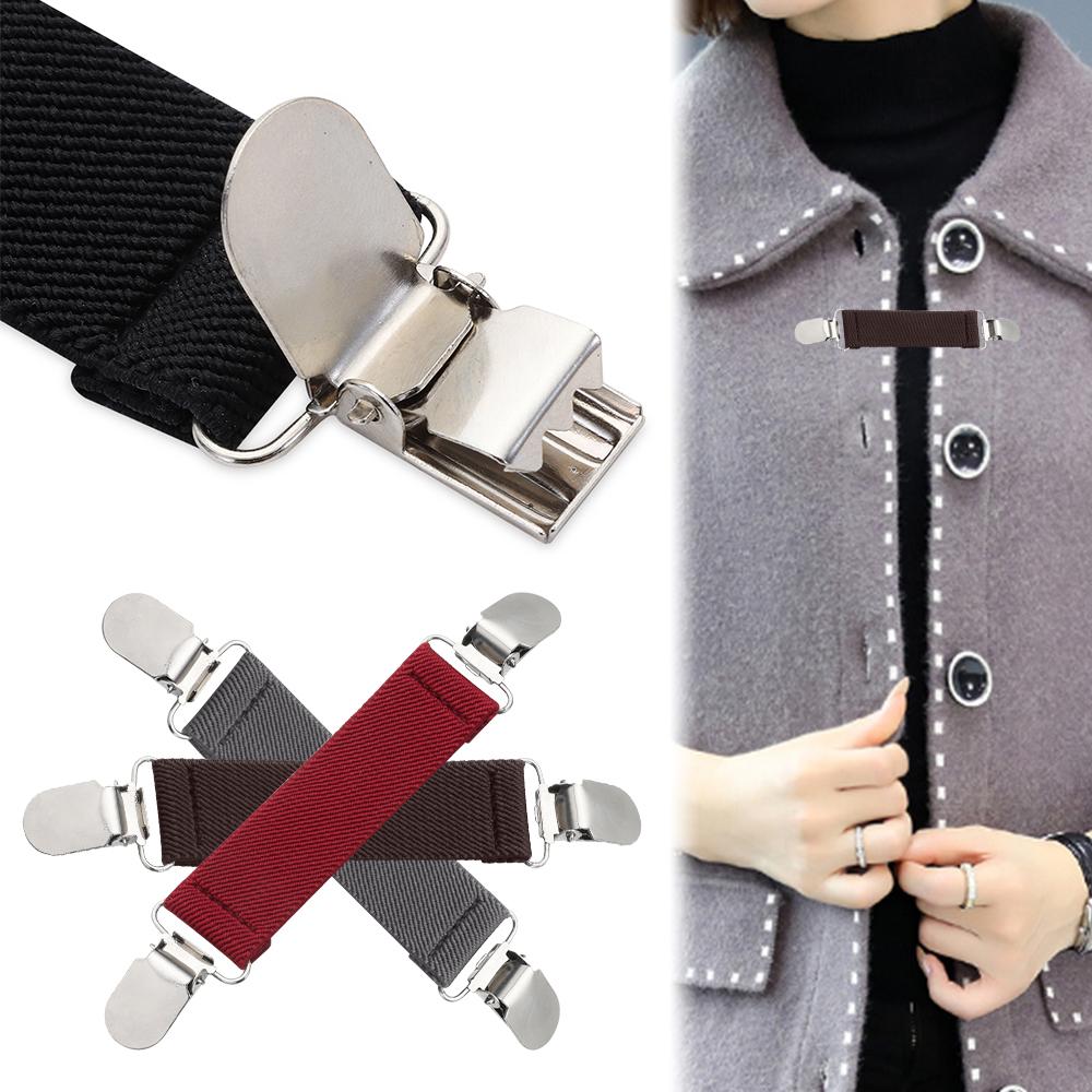 Women Fit Dress Cinch Clips Cardigan Sweater Blouse Shawl Clips Shirt Collar Duck Clip Clasps Charm Accessories