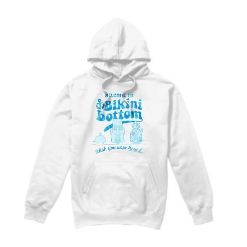 SpongeBob SquarePants Mens Bikini Bottom Welcome Hoodie