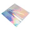 4 buc Față de masă irizată Lucioasă de unică folosință Laser Acoperitoare de masă dreptunghiulare din plastic holografic