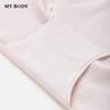 mybody Women's Seamless Hot-Bonded Mid-Waist Boxer Briefs
