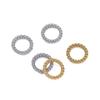 10pcs Stainless Steel 6 8 10mm Twist Rope Circle Connector Closed Jump Rings Split Ring Thick for DIY Jewelry Making Supplies