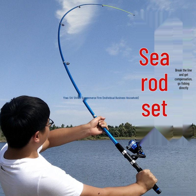 Komplettes Meeresangelruten-Set: Spinn-, Casting- und Weitwurf-Ruten mit Zubehör