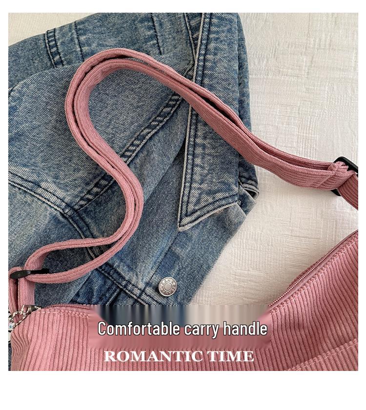 Trendige Damen-Freizeit-Crossbody-Knödeltasche im koreanischen japanischen Stil mit großem Fassungsvermögen