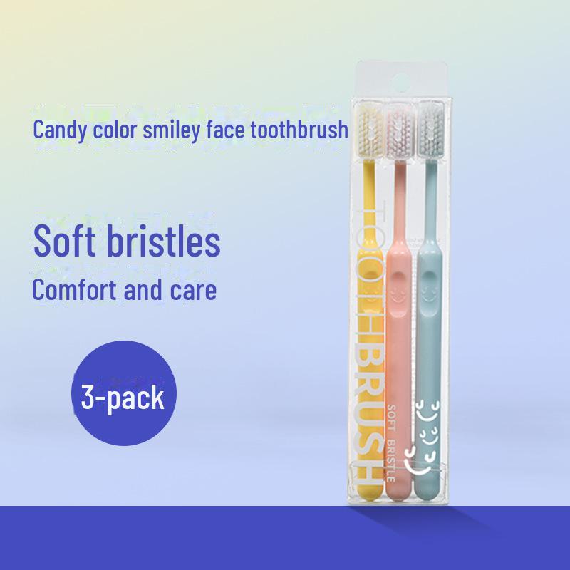 Zestaw szczoteczek do zębów Candy Color Soft Bristle z etui dla dorosłych i par