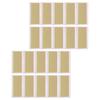 240pcs Hair Extension Tape Double Sided Extension Tapes Tabs Water Resistant Replacement Wig Tapes for Home Hair Salon 0.31x1.57in