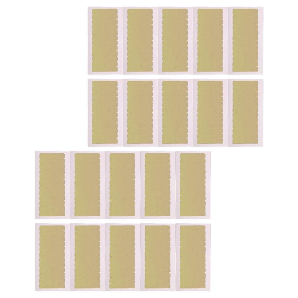 240pcs Hair Extension Tape Double Sided Extension Tapes Tabs Water Resistant Replacement Wig Tapes for Home Hair Salon 0.31x1.57in