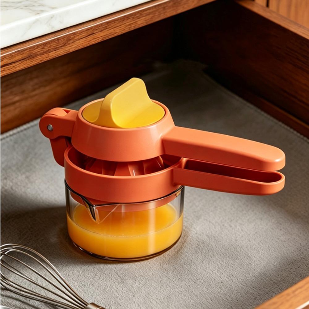 Hand-operated Rotary Orange Squeezer Labor Saving Mini Fruit Presser Portable Citrus Presser  Home